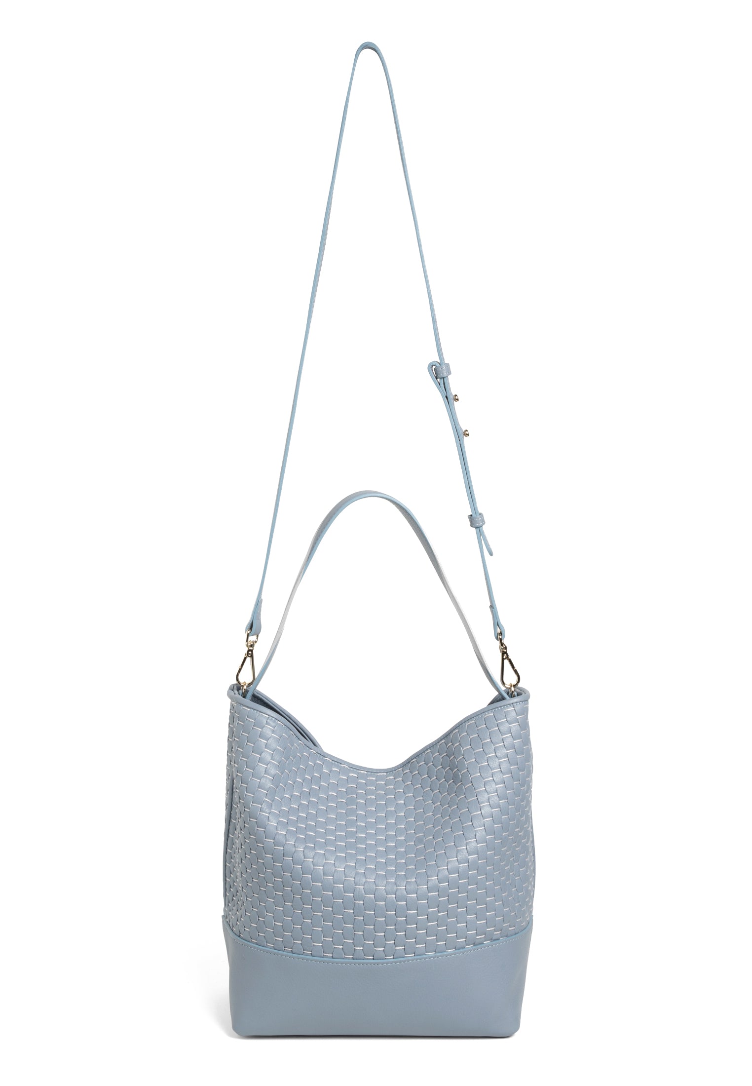 '51' Bucket Bag Large Light Blue Denim