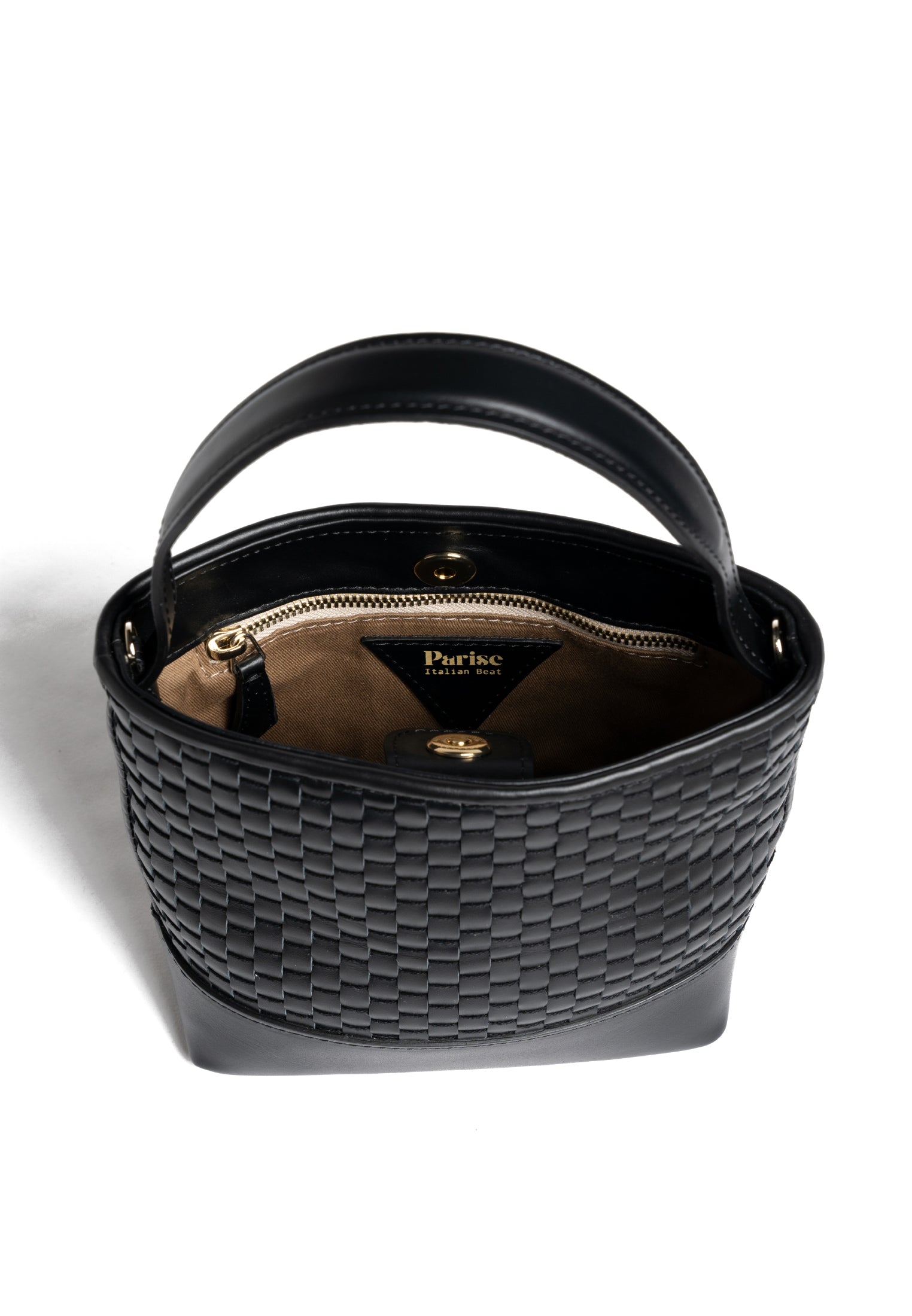 "51" Beuteltasche Small Schwarz