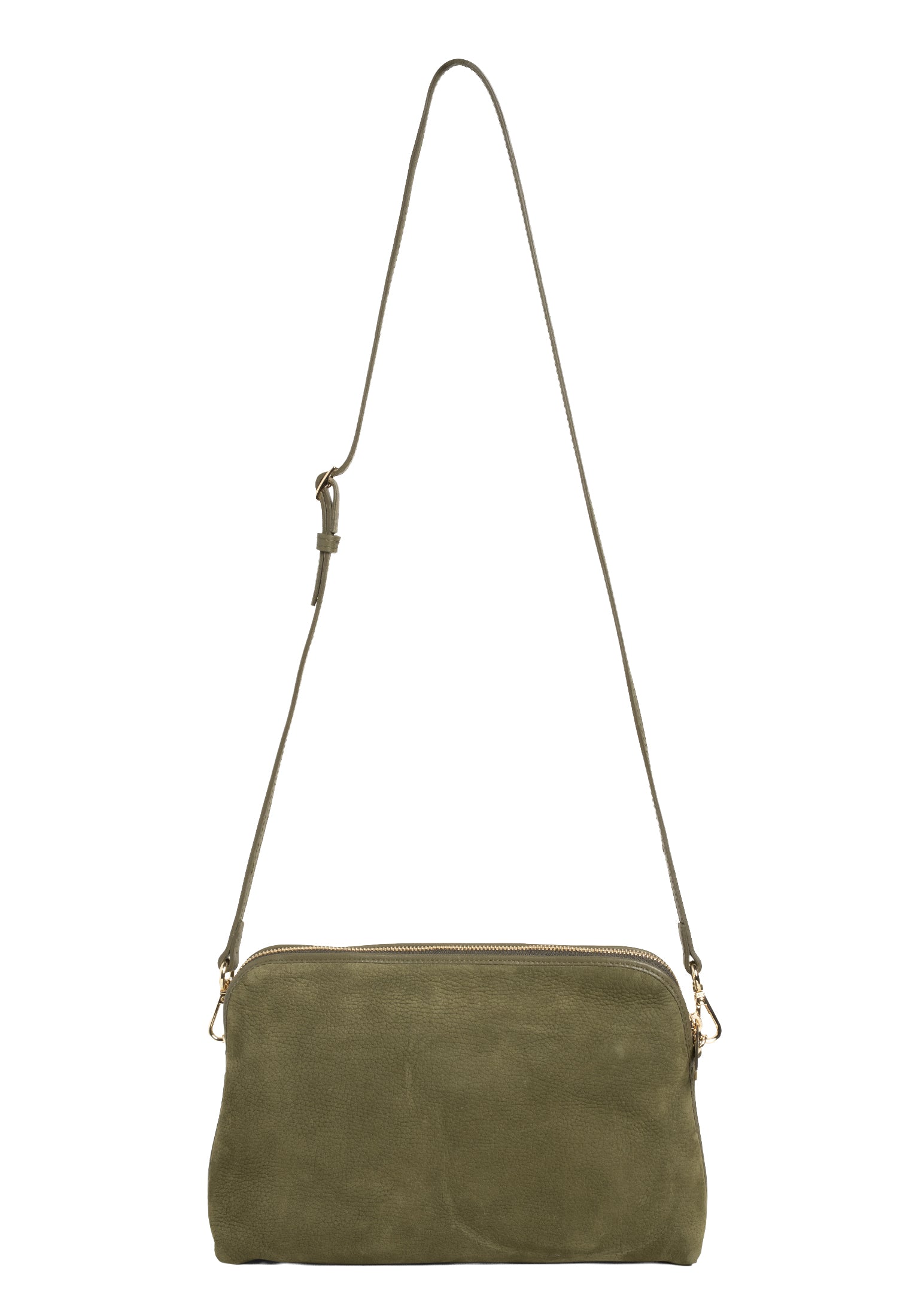 Borsa a tracolla "1789" Regular Nabuk Verdone Oliva