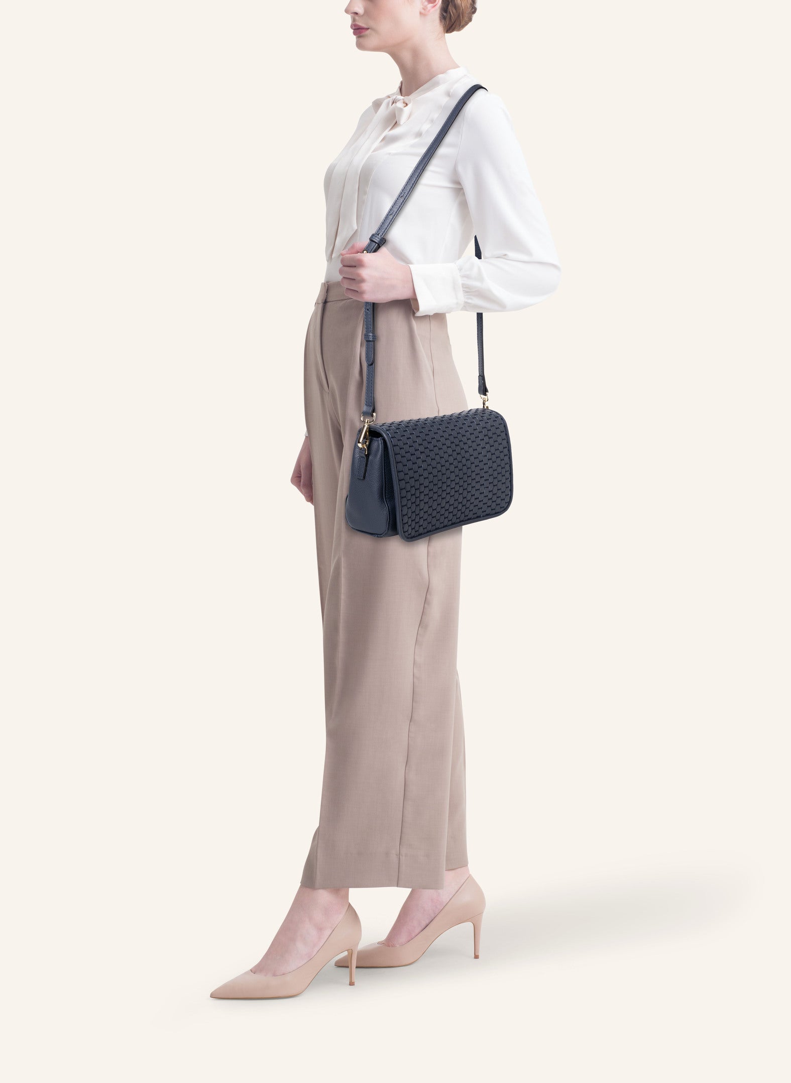 '47' Crossbody bag Navy Blue