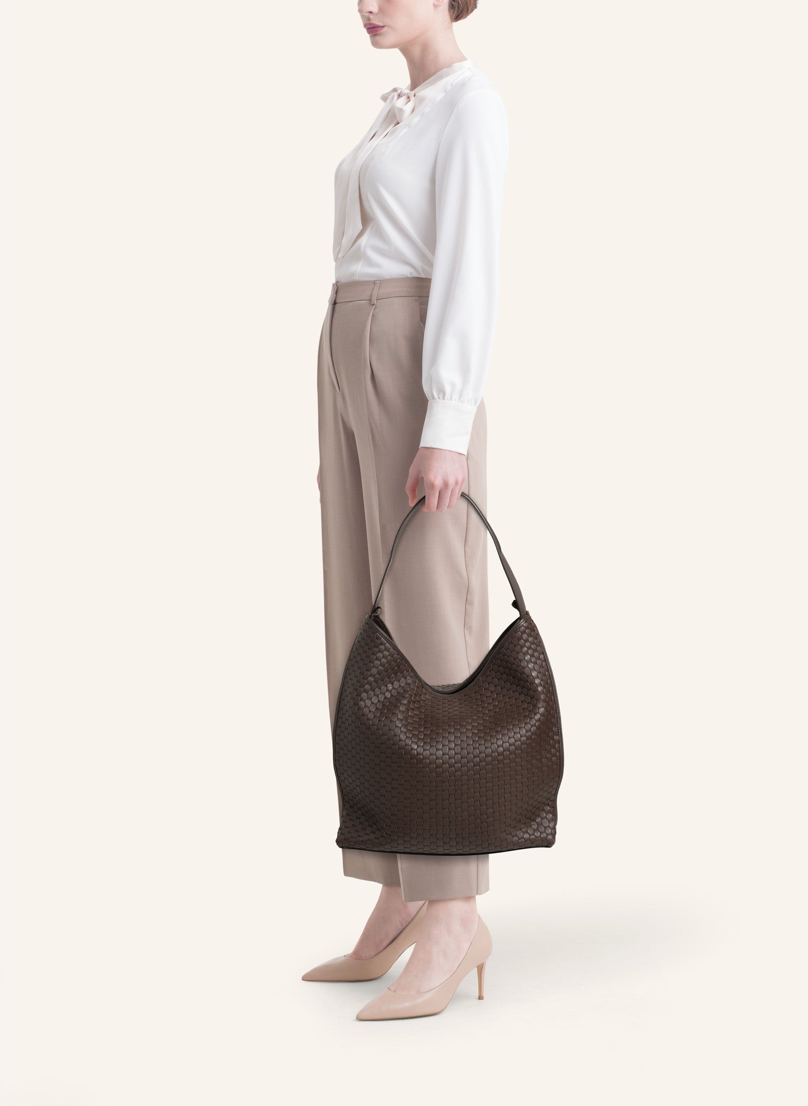 '697' Hobo Bag Ebony