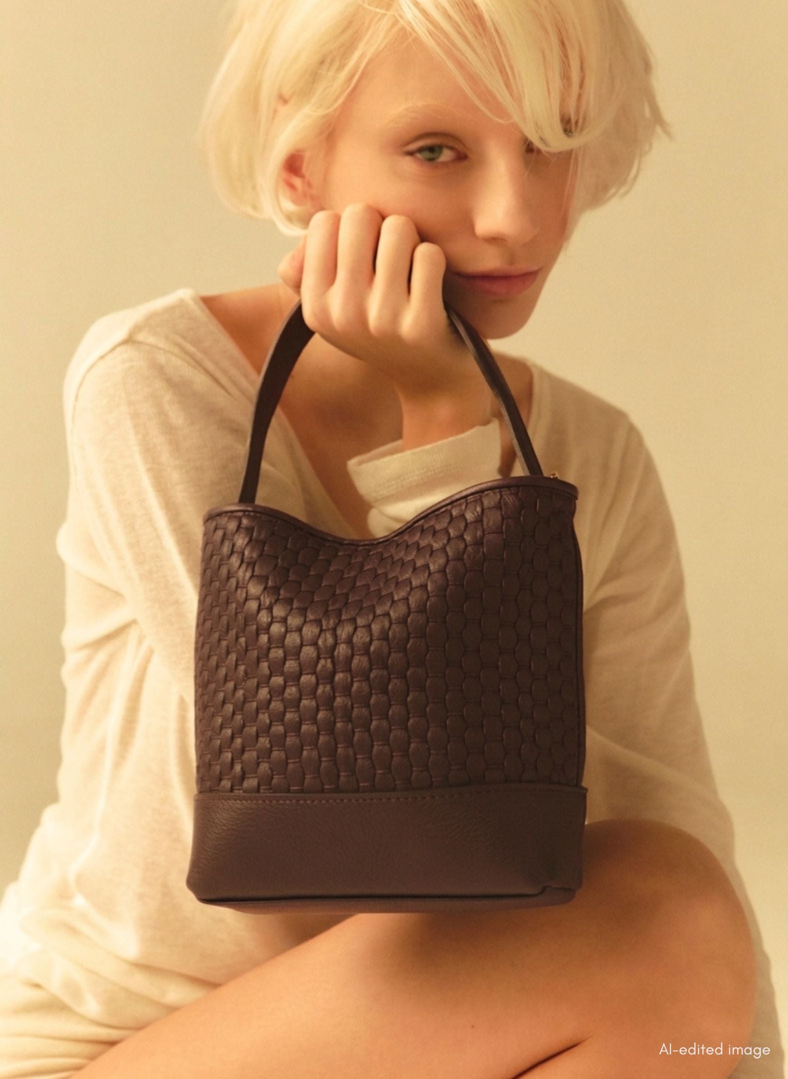 '51' Bucket Bag Small Ebony