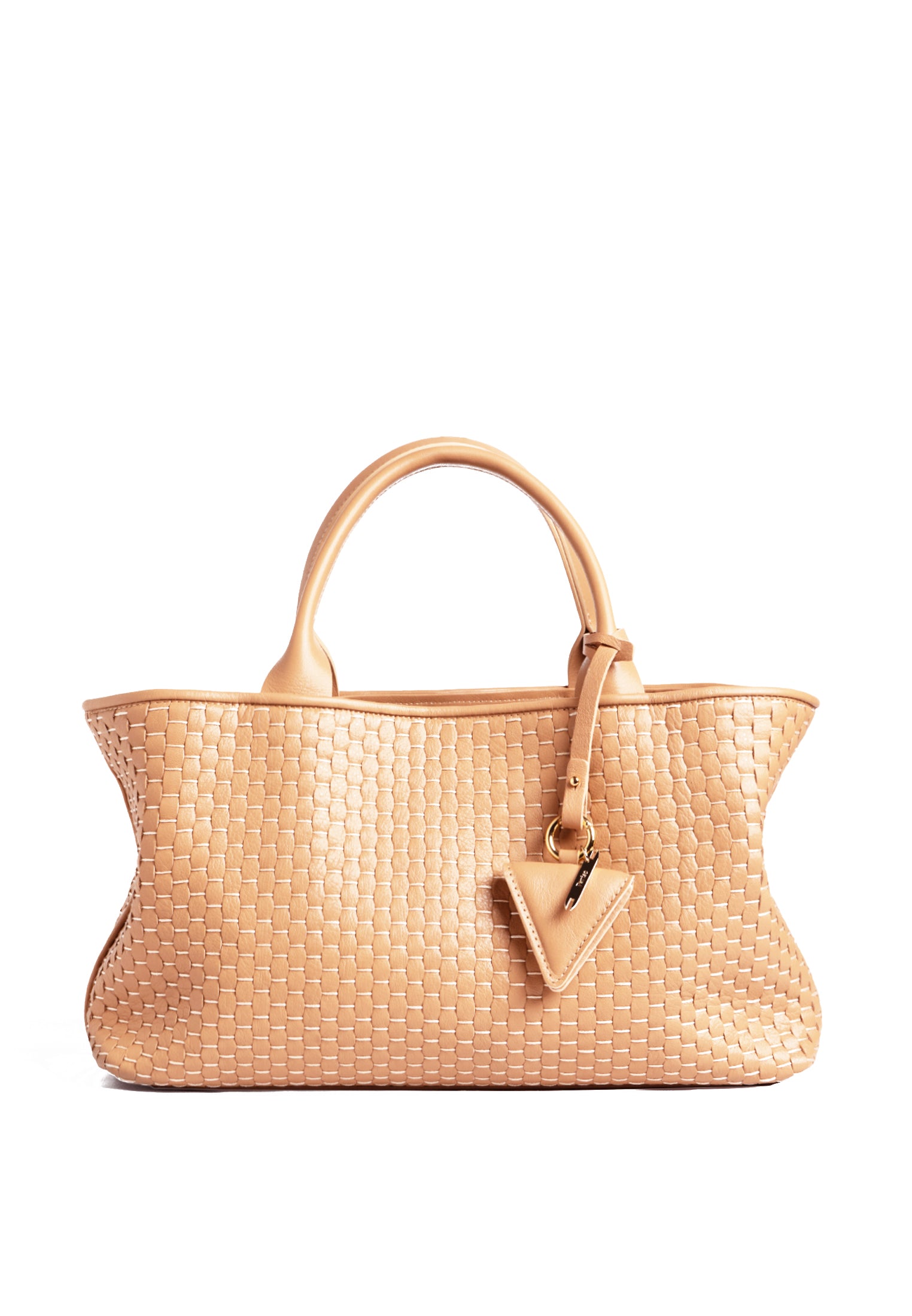The Tote Bag Medium Full Grain Leather Tote Bag - Camel main image 1