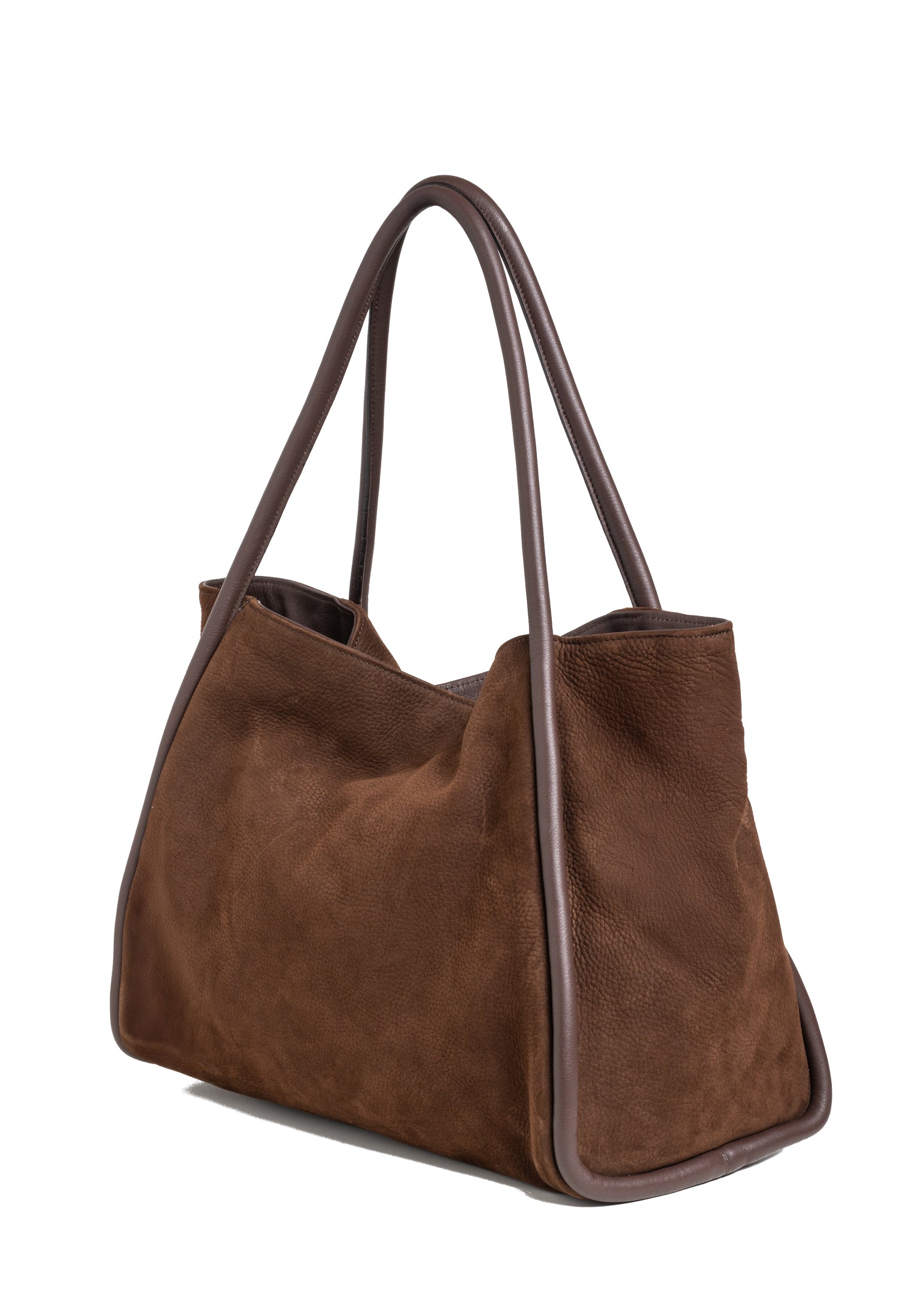 "09" Tubolare senza Frange Nabuk Castano