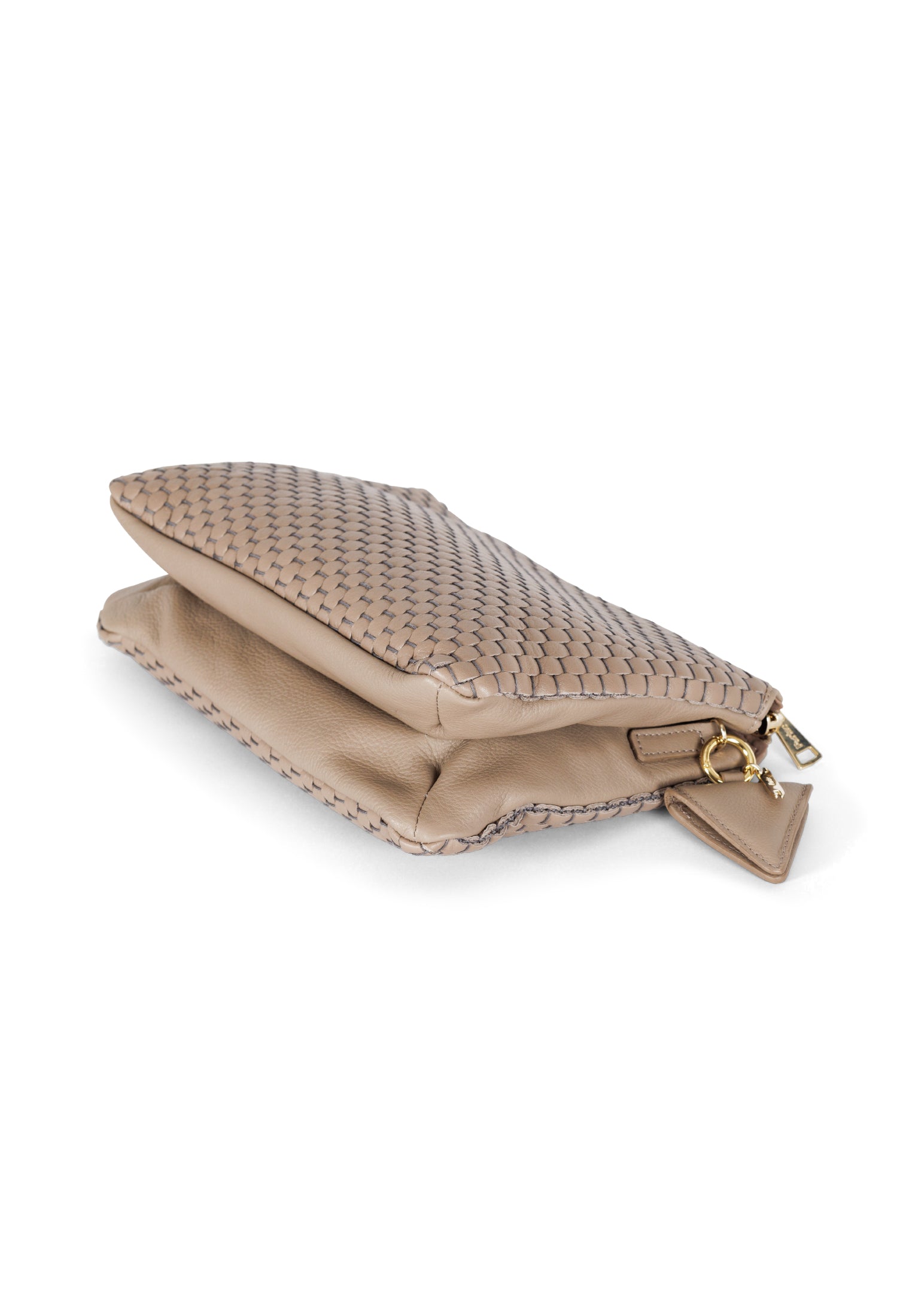 Flat view of 21 Crossbody emphasising its versatility and timeless elegance.