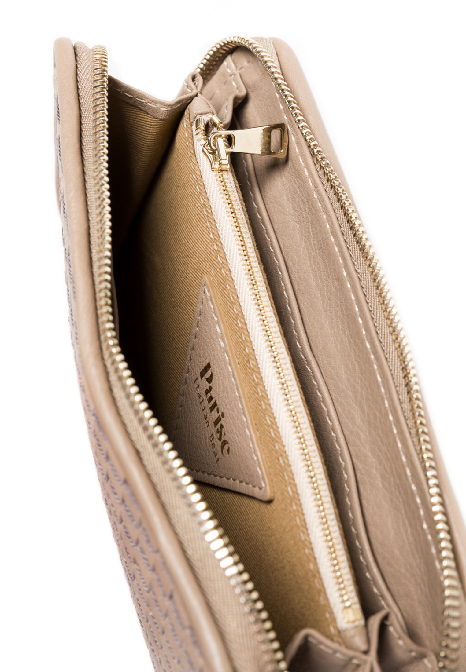 Interior of Wallet 15 with card slots and cash compartment