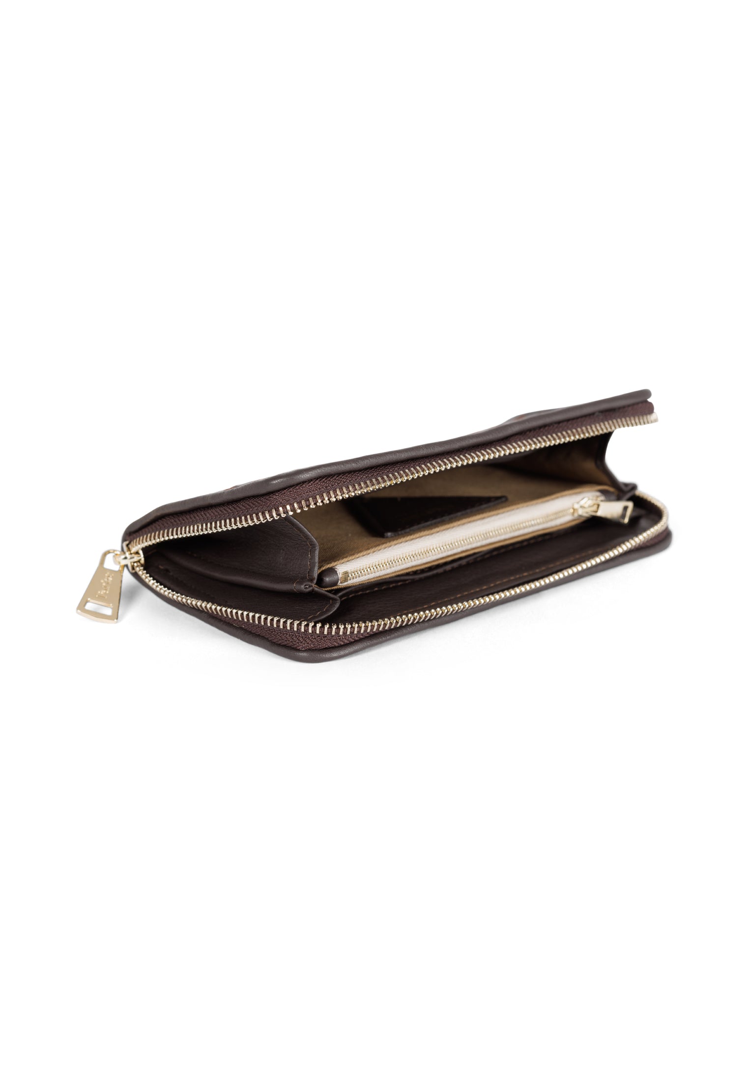 Interior of Wallet 15 with card slots and cash compartment