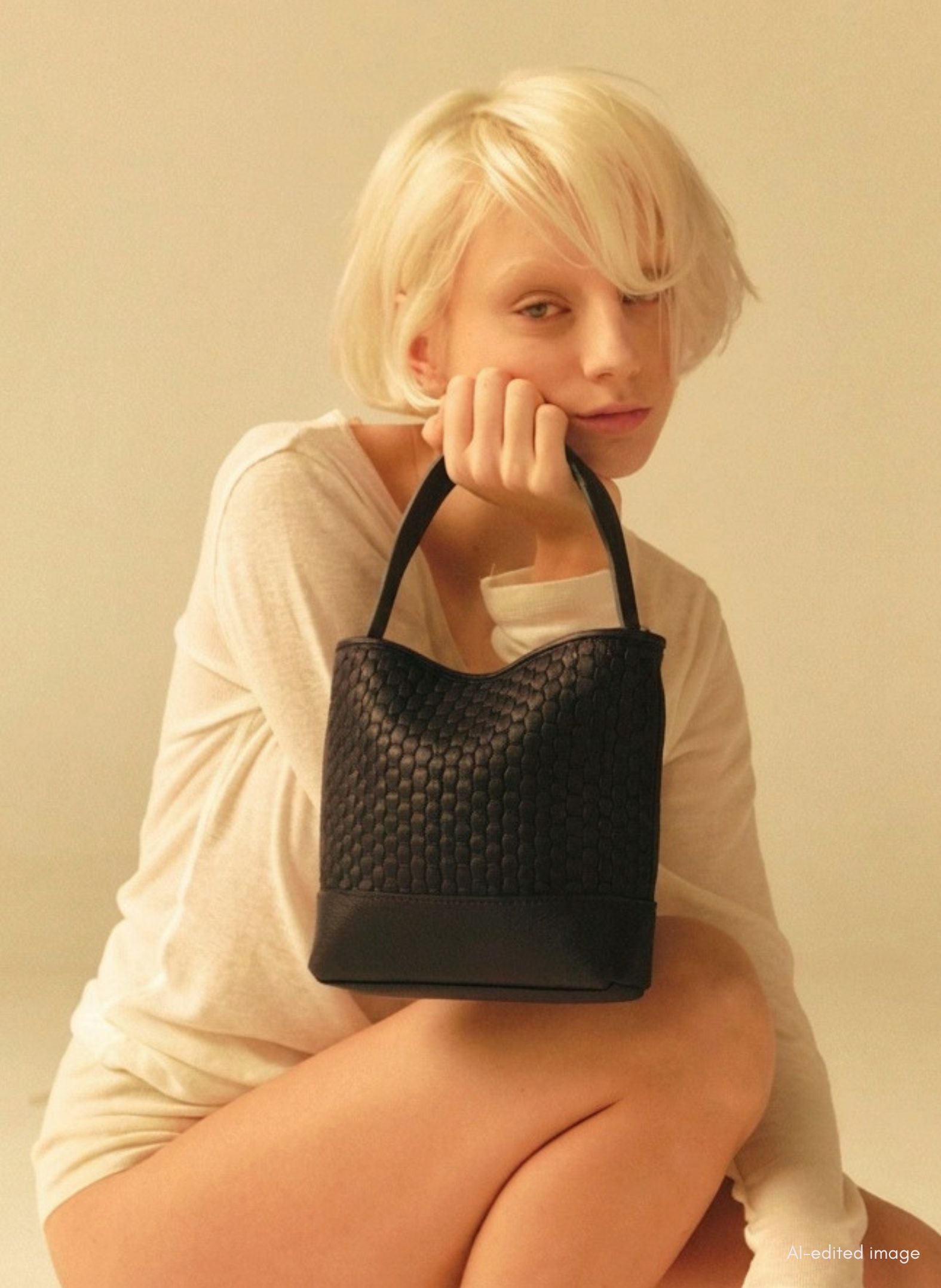 '51' Bucket Bag Small Black