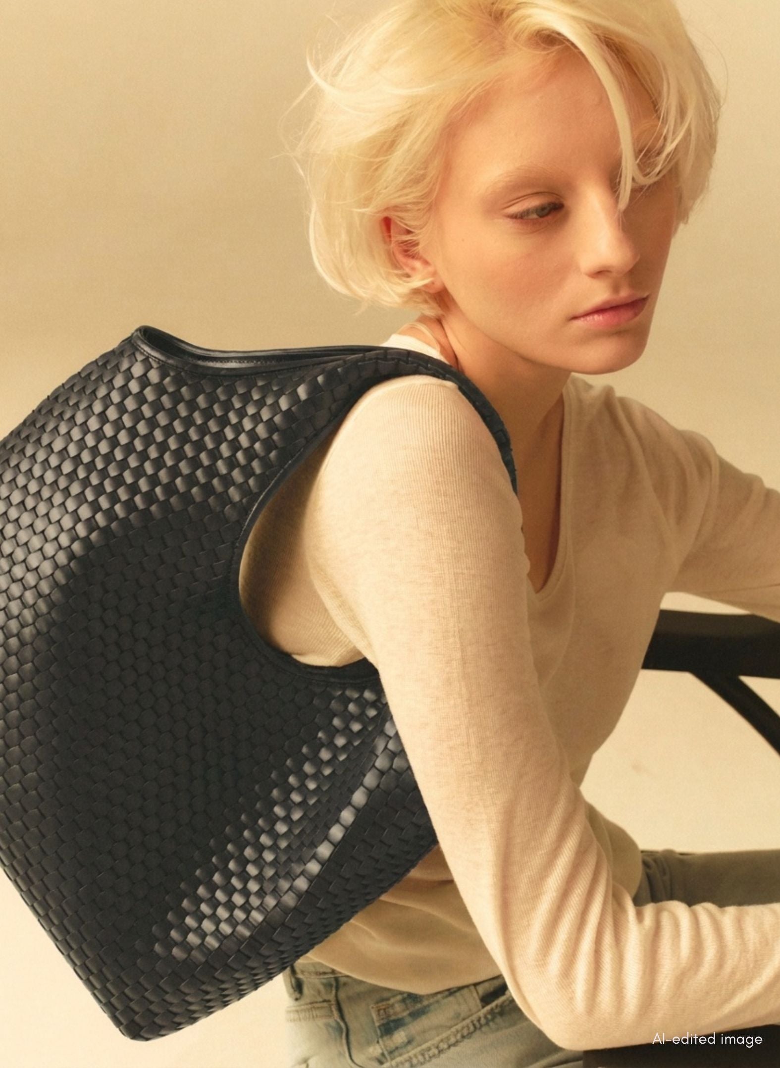 Borsa a mano "1312" Blu Navy