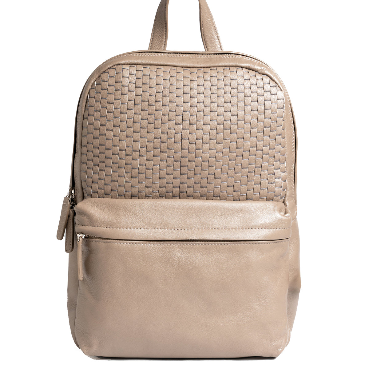 civico 93 leather backpack 93 Backpack Acacia – Luxury woven Italian Leather Backpack