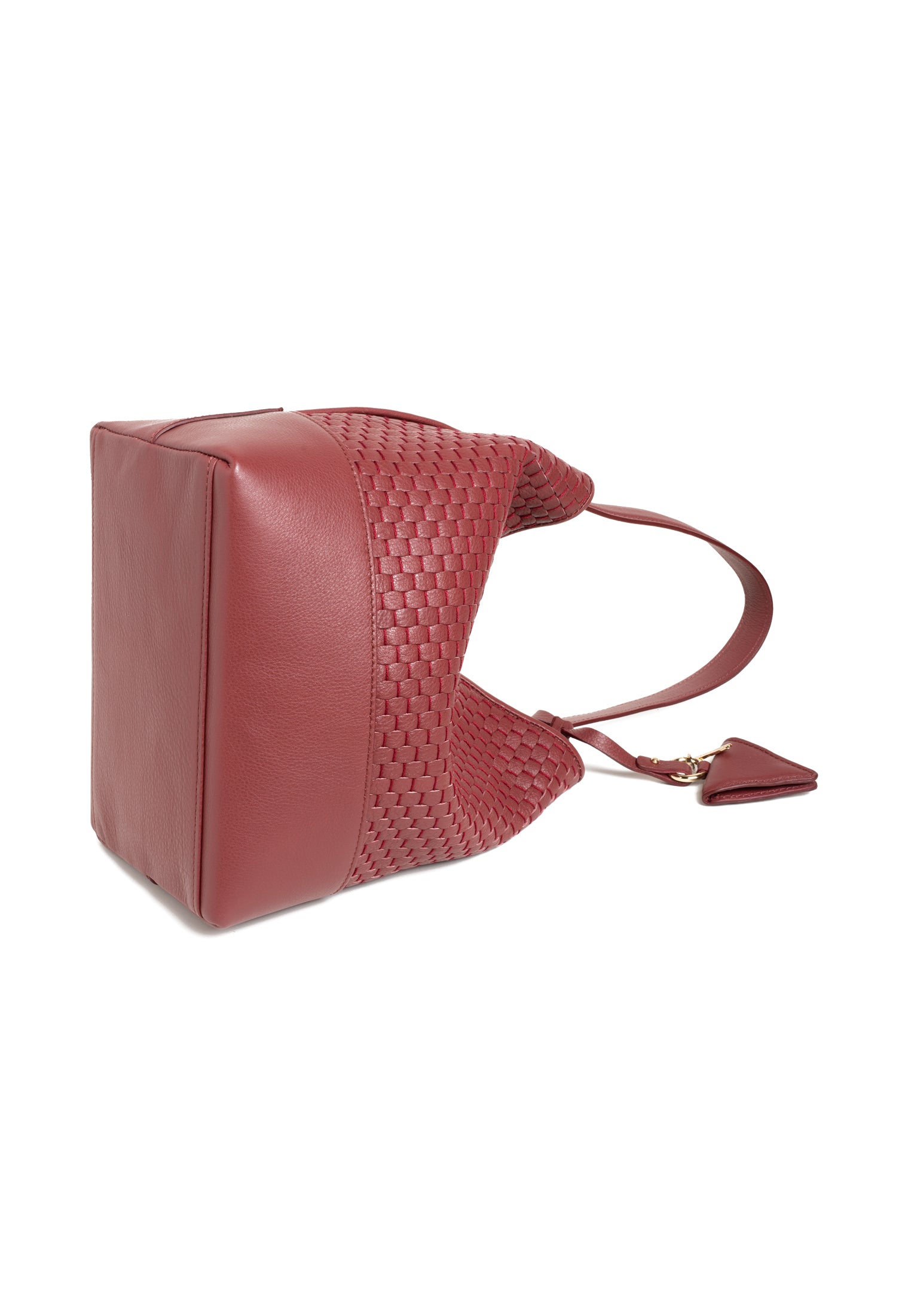 "51" Beuteltasche Large Dunkelrot