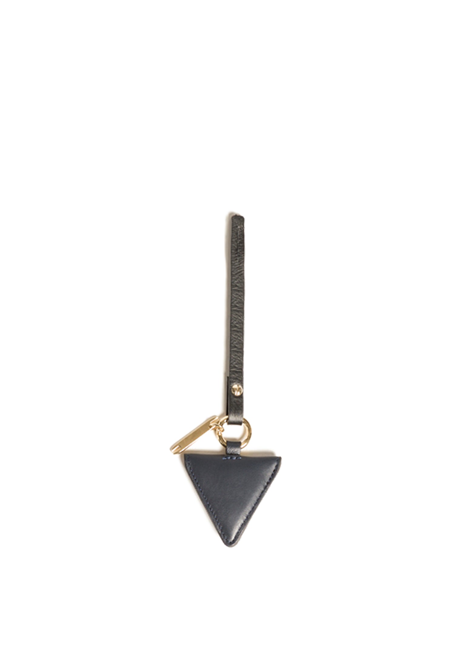 "3" Ikonischer dreieckiger Charm Schwarz