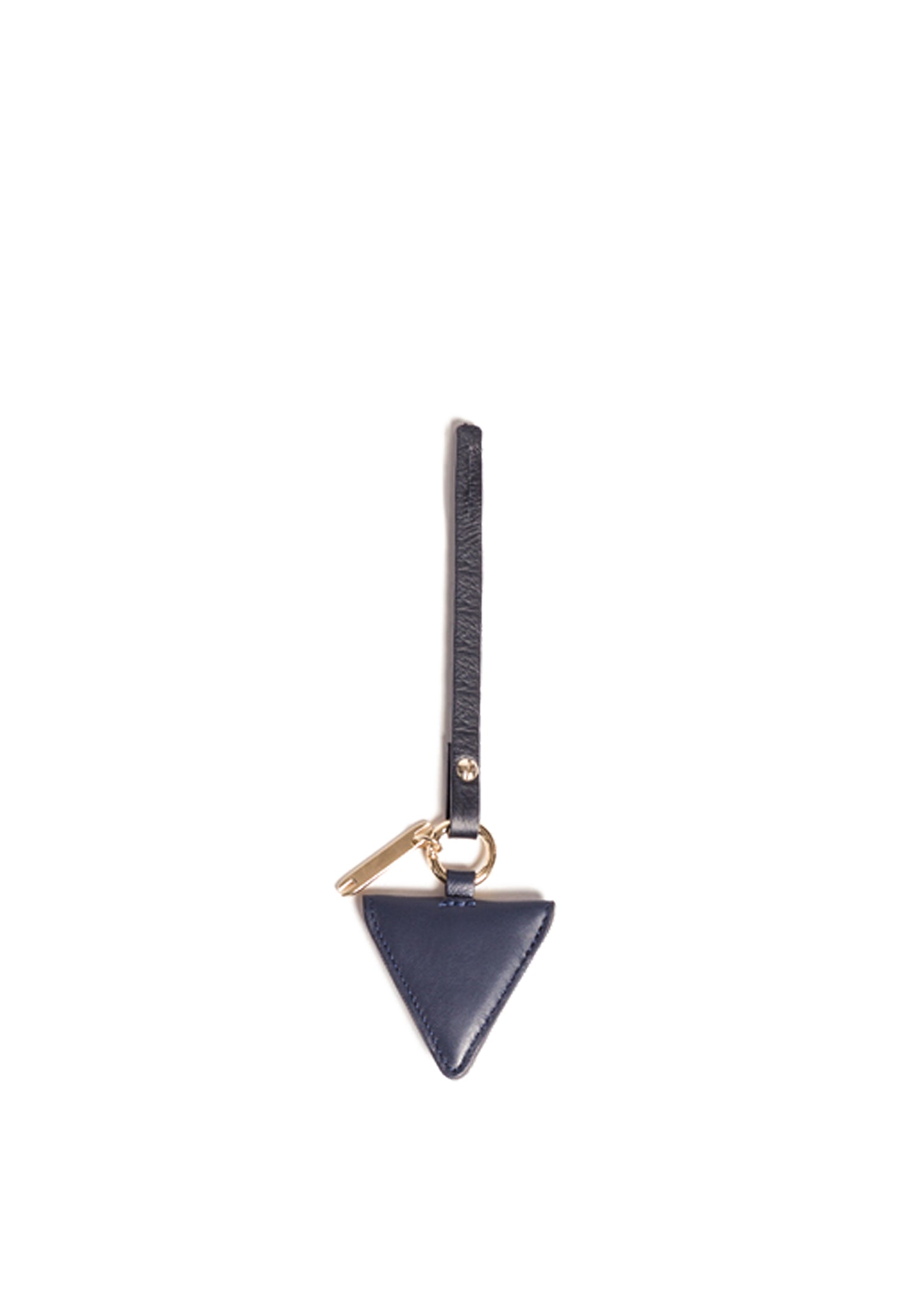"3" Ikonischer dreieckiger Charm Marineblau