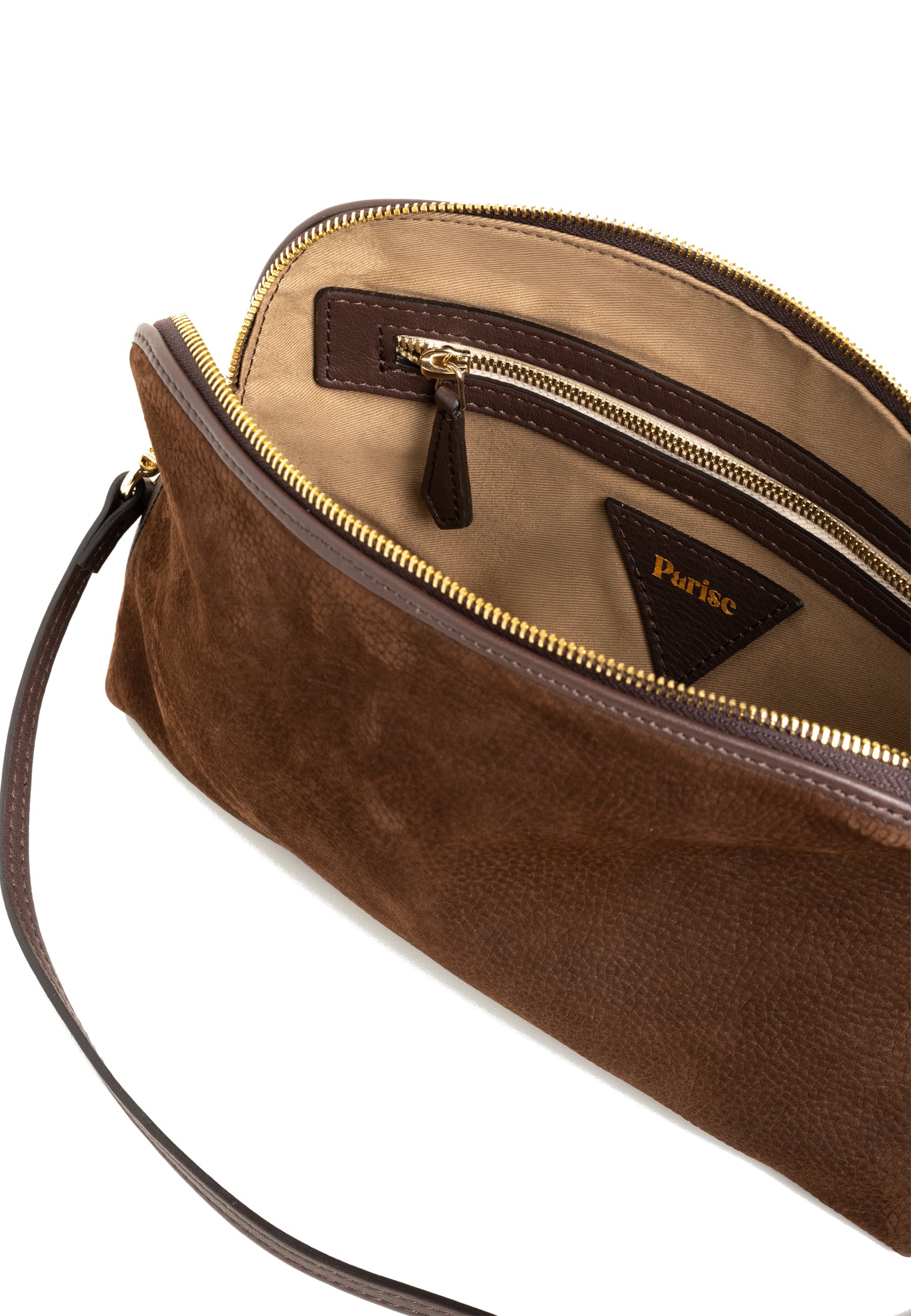 Borsa a tracolla "1789" Regular Castano Nabuk