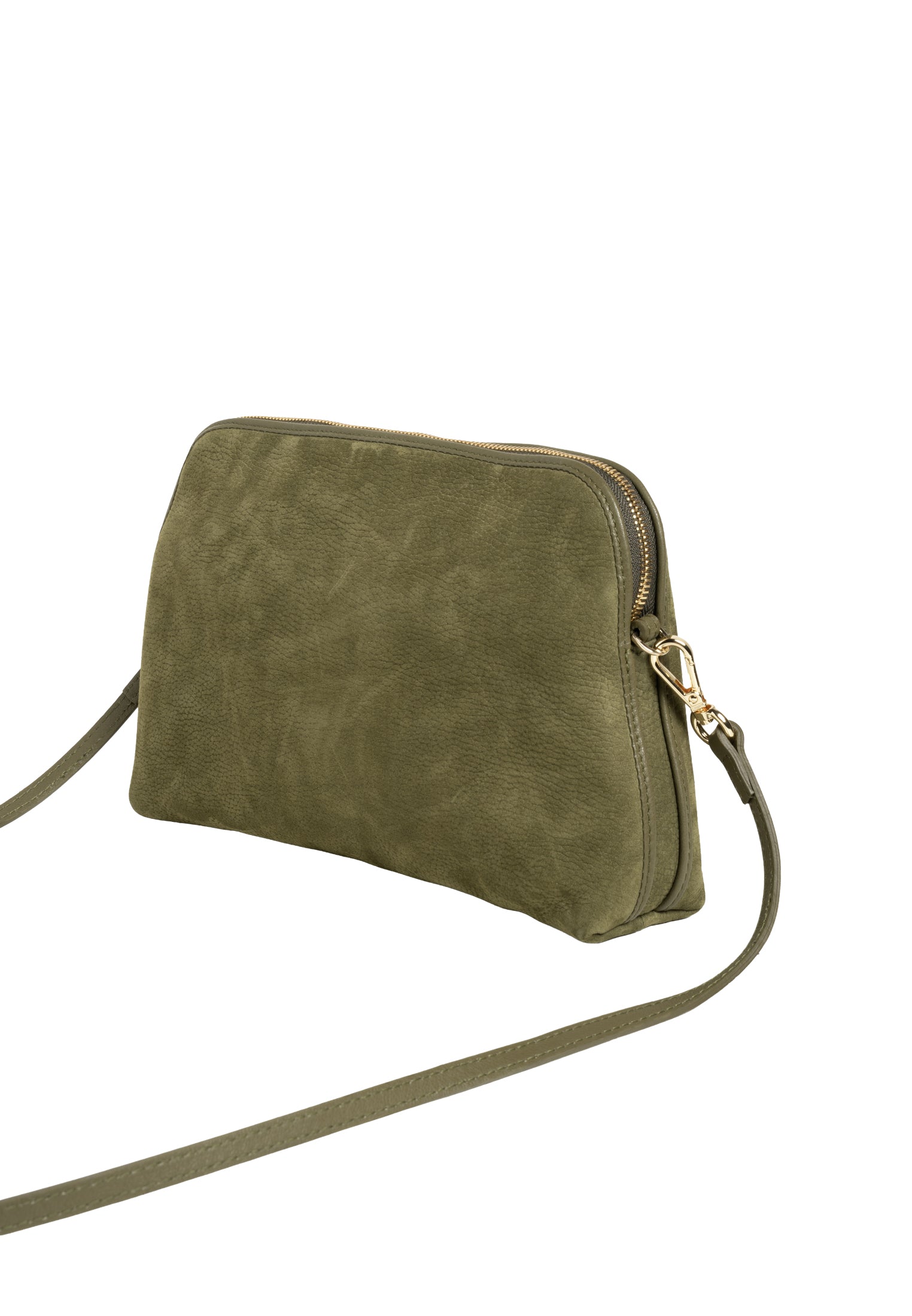 Borsa a tracolla "1789" Regular Nabuk Verdone Oliva 
