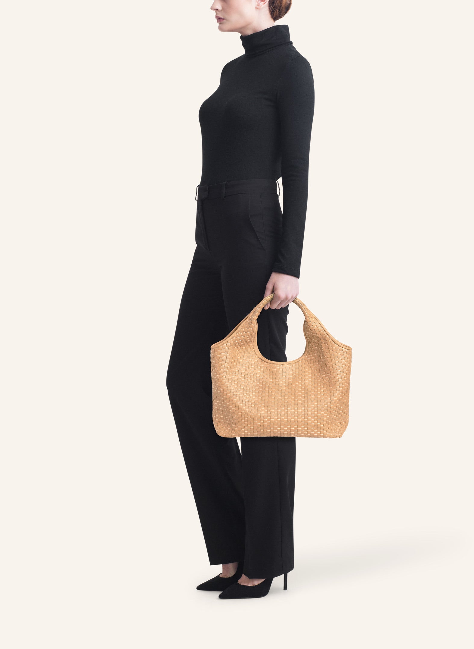 "1312" Handtasche Kamelfarbe