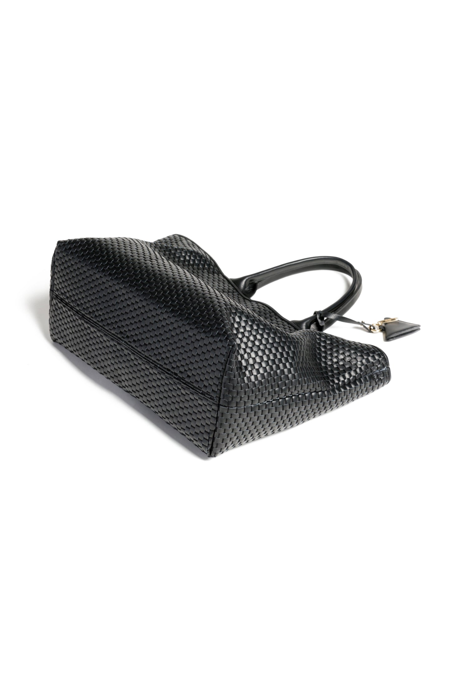 Large "60" Schwarz mit Reißverschluss Tote Bag 
