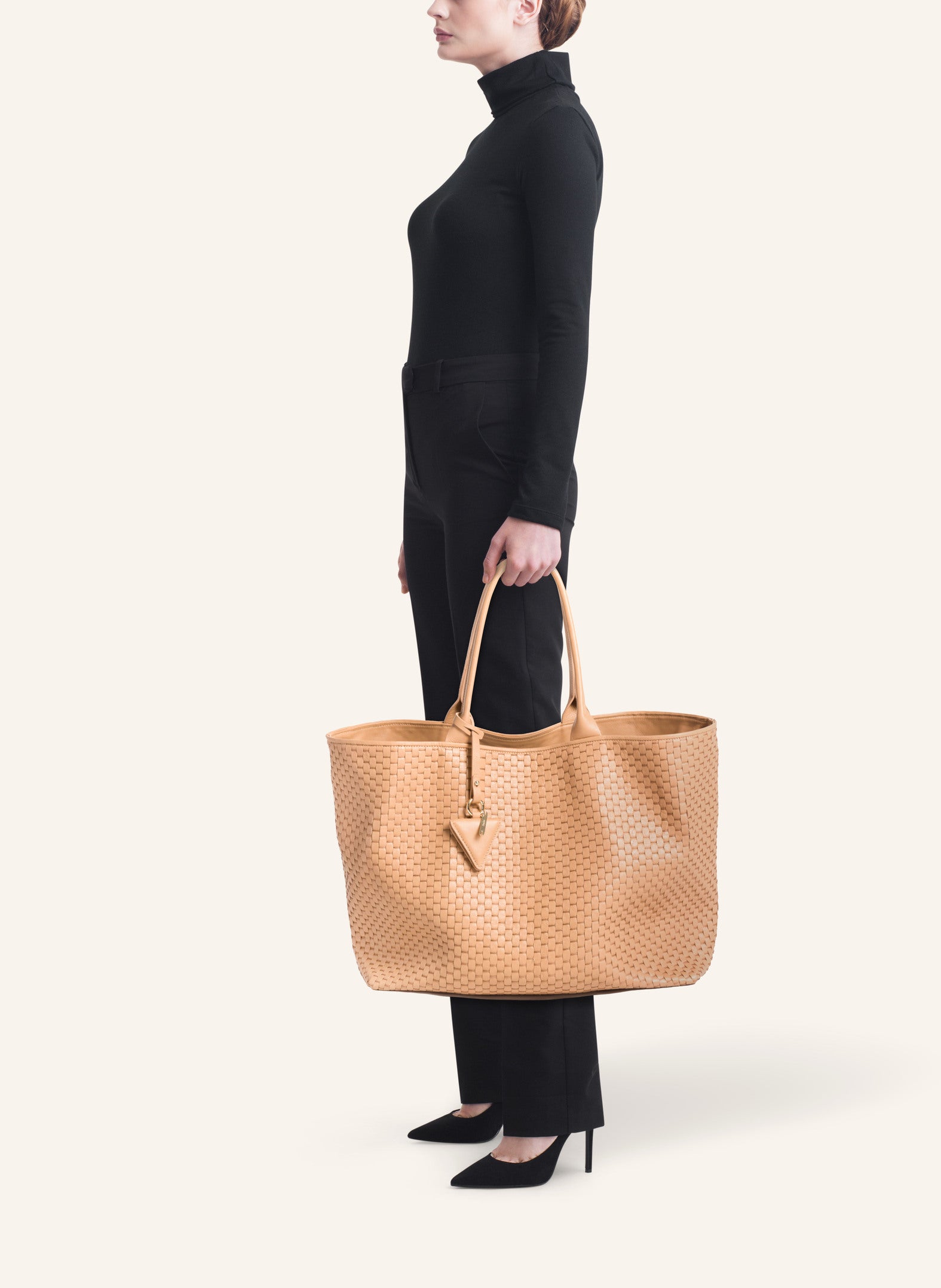 Large "60" Kamelfarbe Tote Bag