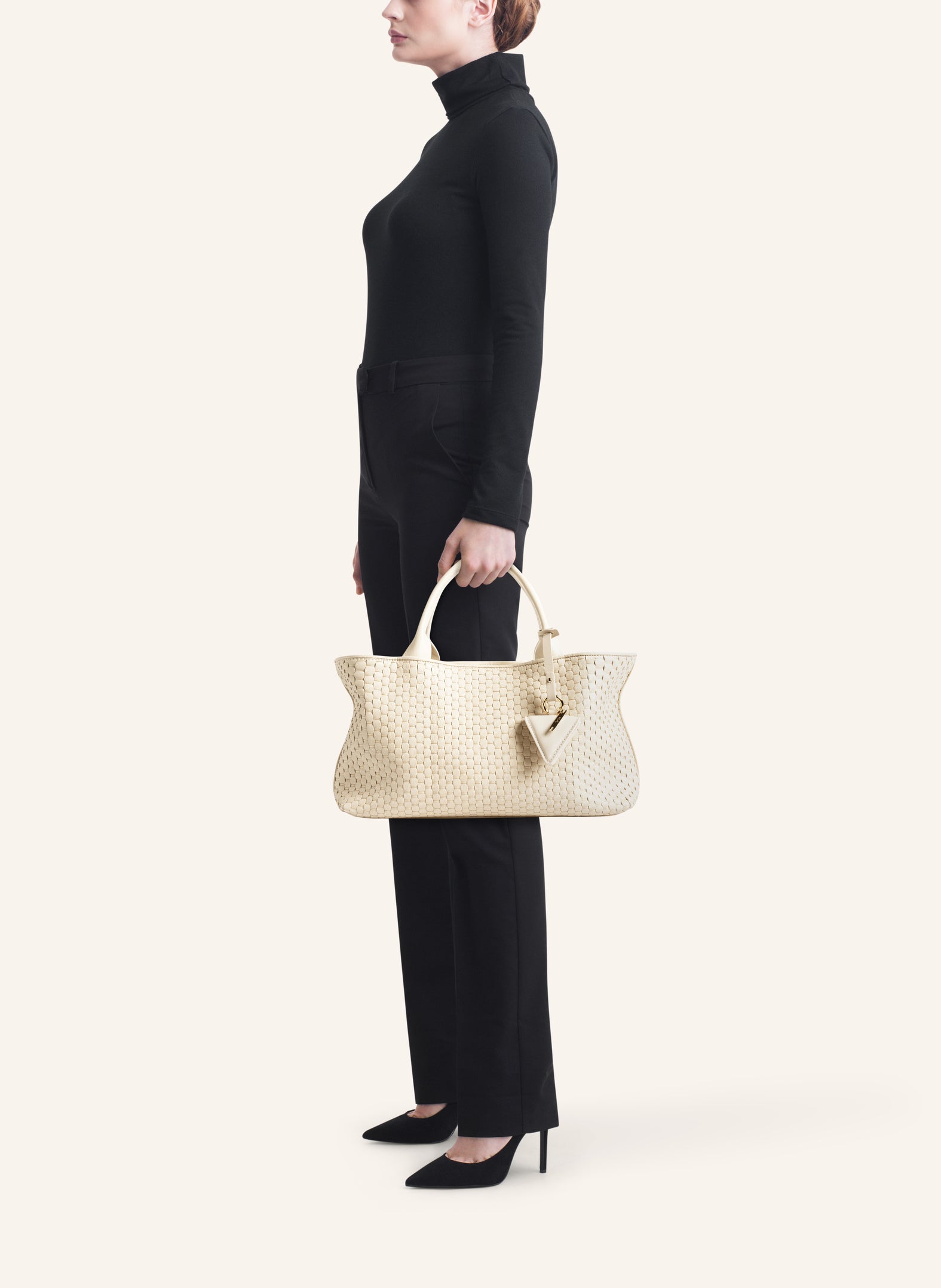 Small "60" Elfenbein Tote Bag