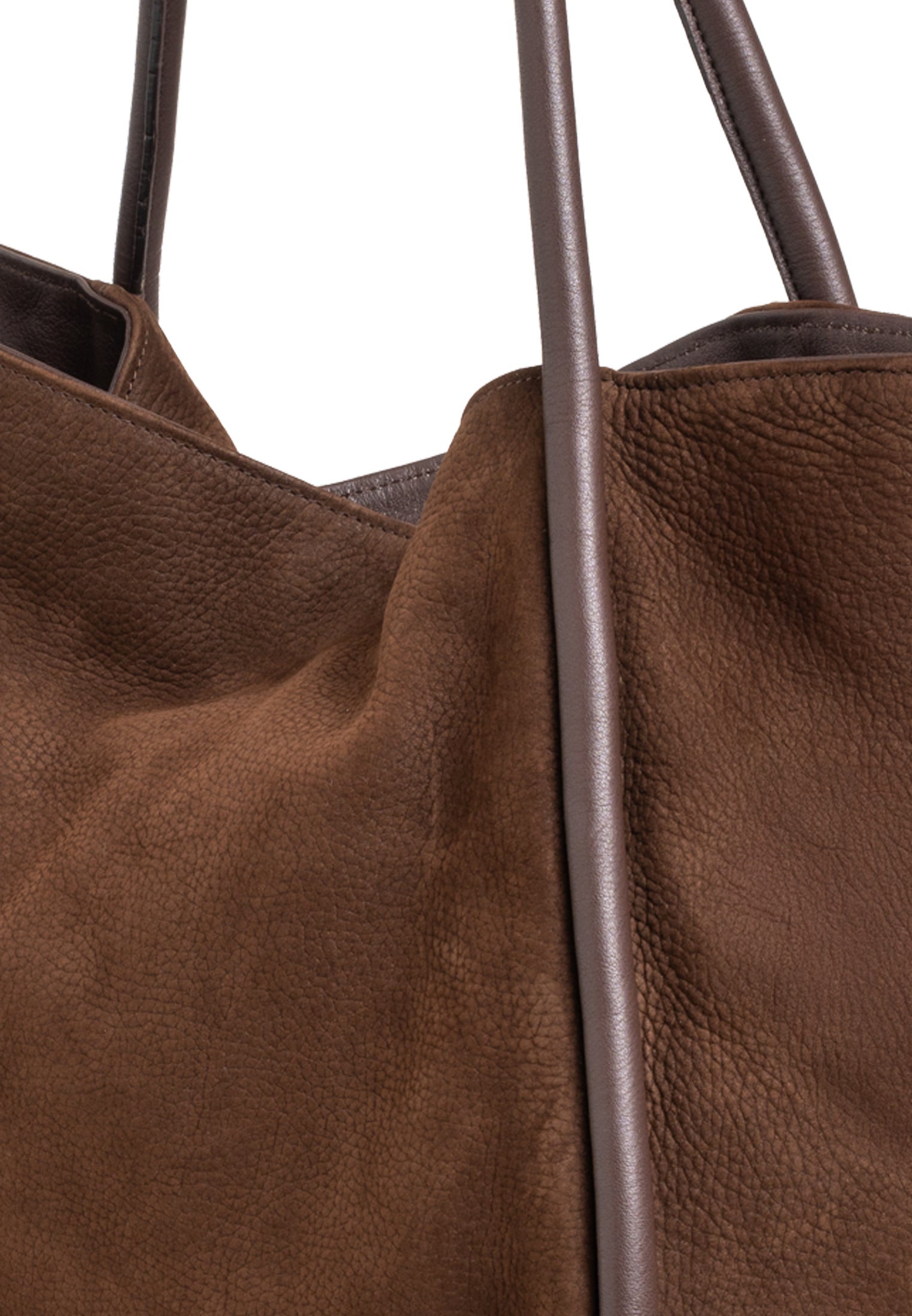 "09" Tubolare senza Frange Nabuk Castano