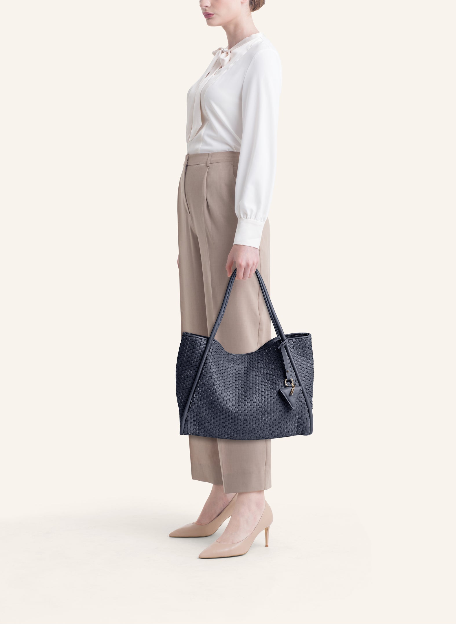 "09" Tubolare senza Frange Blu Navy
