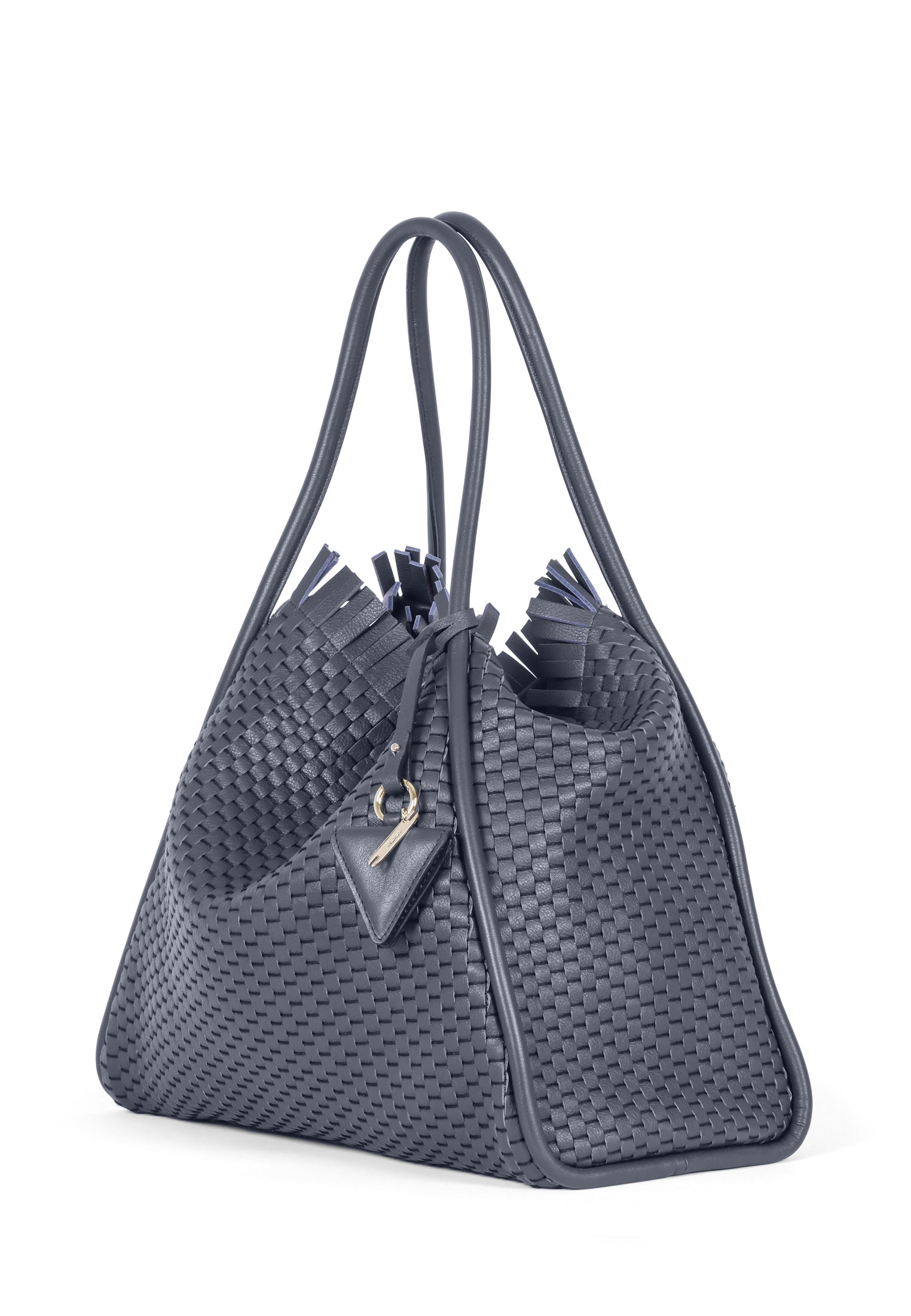 Side profile of the 09 Tubolar, highlighting its structured yet flexible silhouette.