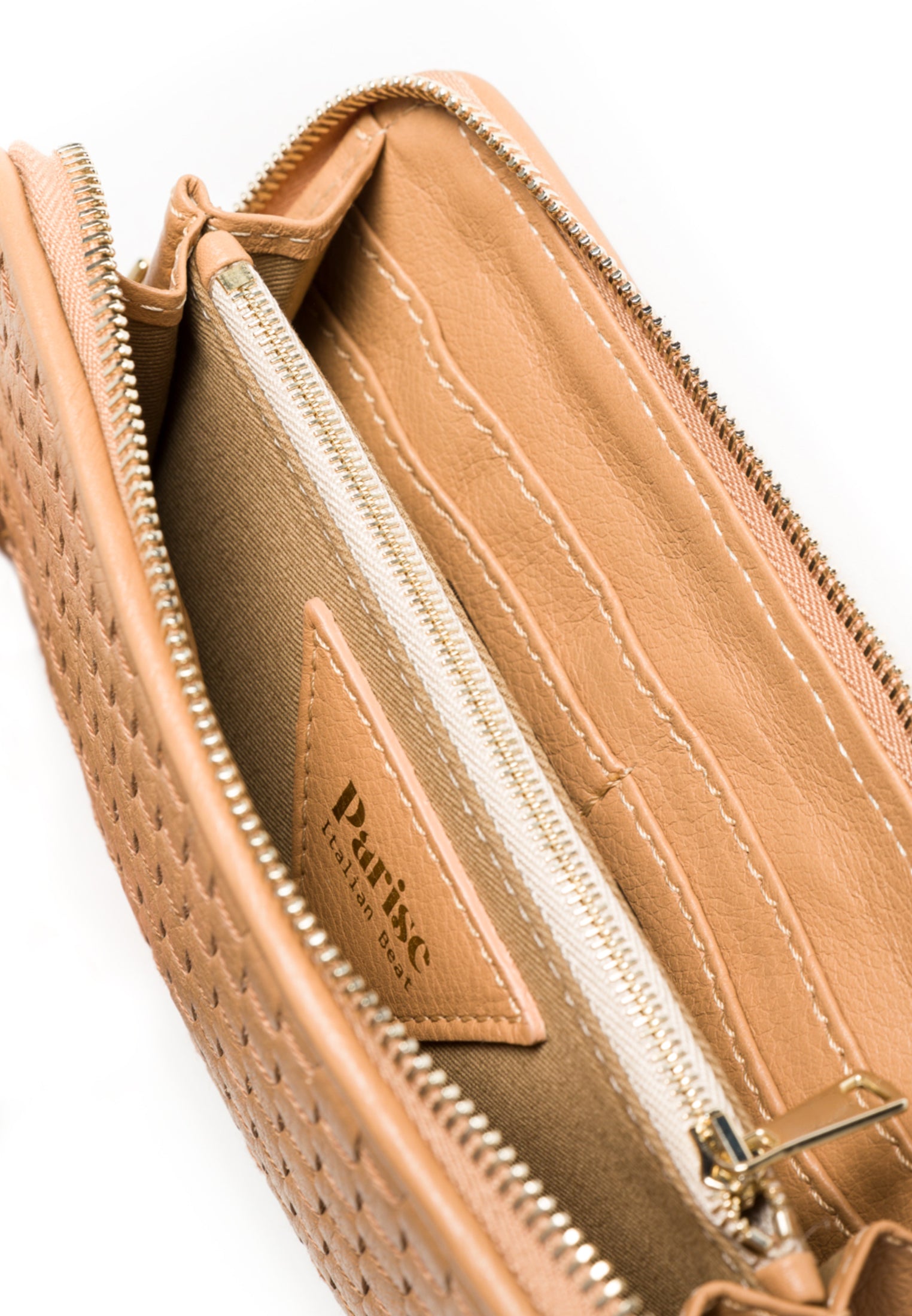 Interior of Wallet 15 with card slots and cash compartment