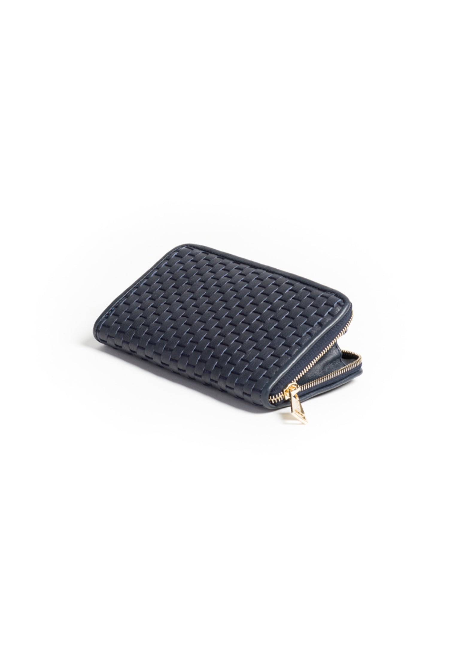 Side profile of Wallet 15, highlighting its structured silhouette.
